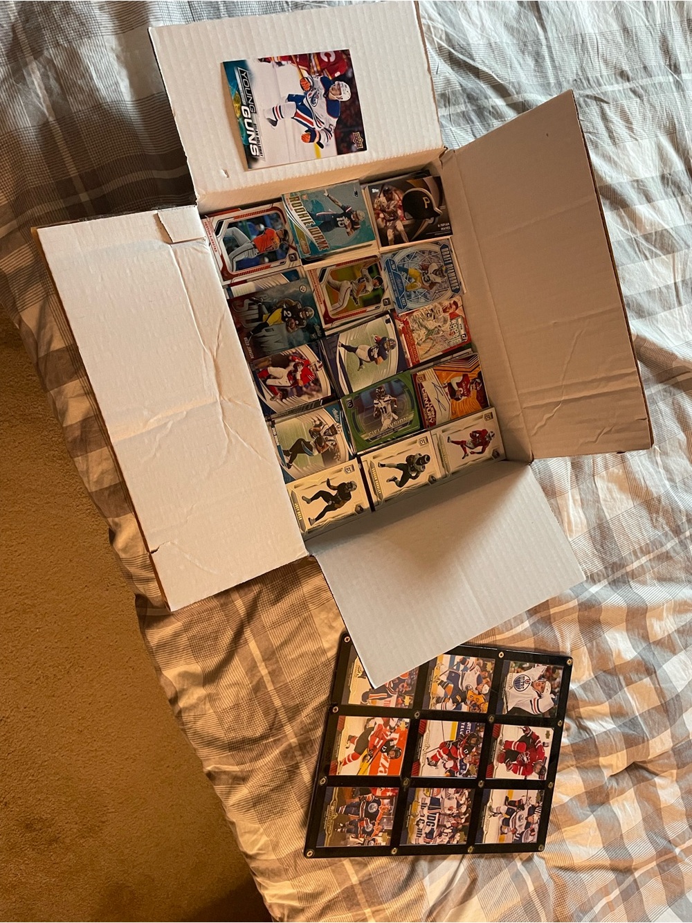 Assorted Hockey Trading Card Lot - White Box